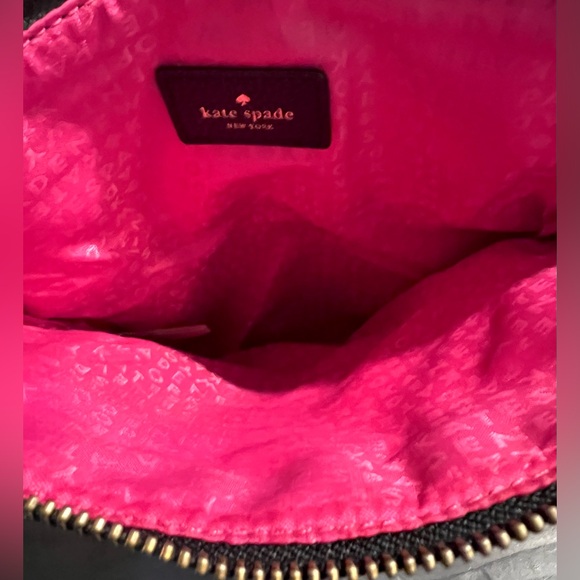 KATE SPADE Black Pebbled Leather Crossbody/Shoulder Bag in EUC!! - Picture 6 of 8